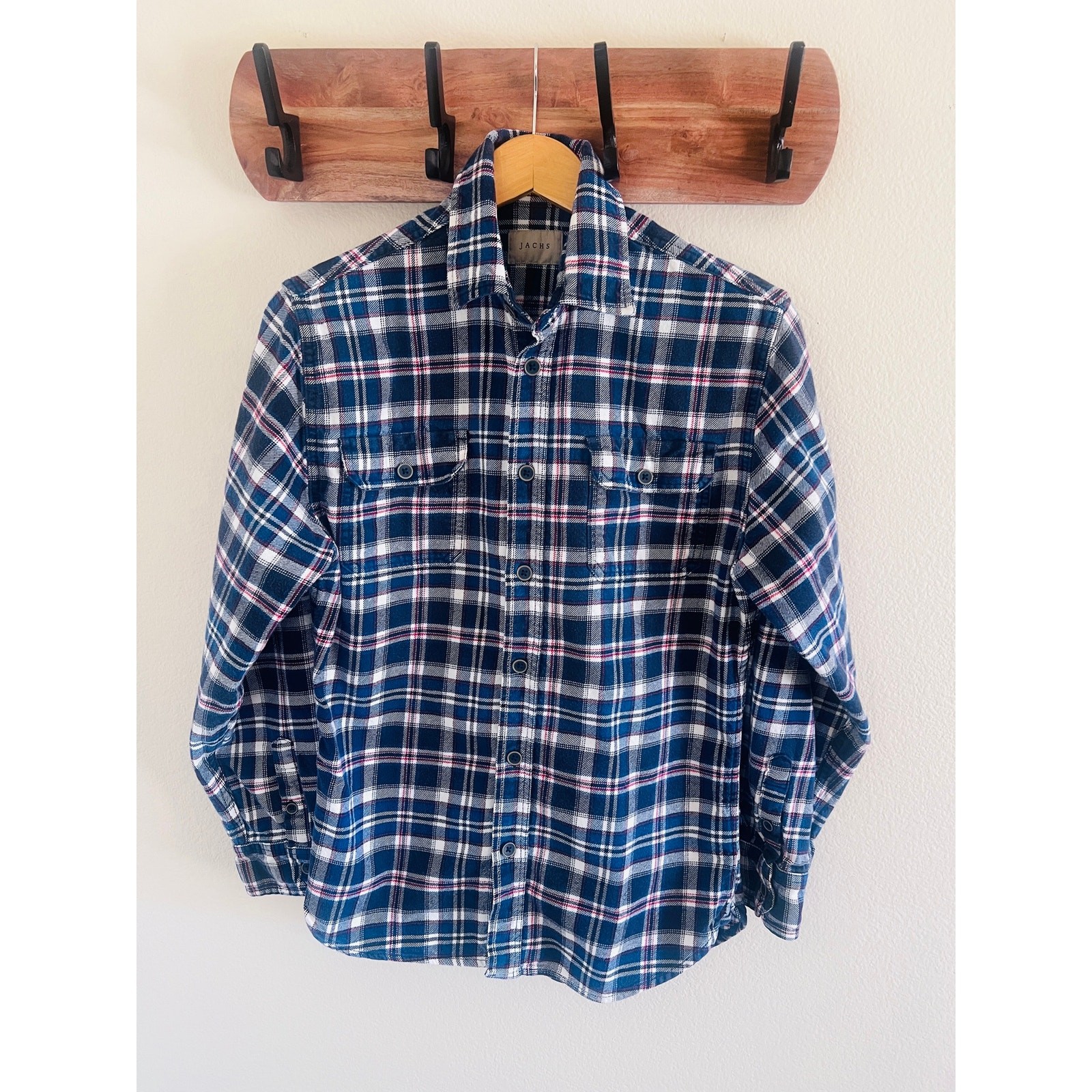 JACHS NY Brawny Layer Men’s Heavyweight Cotton Flannel Shirt