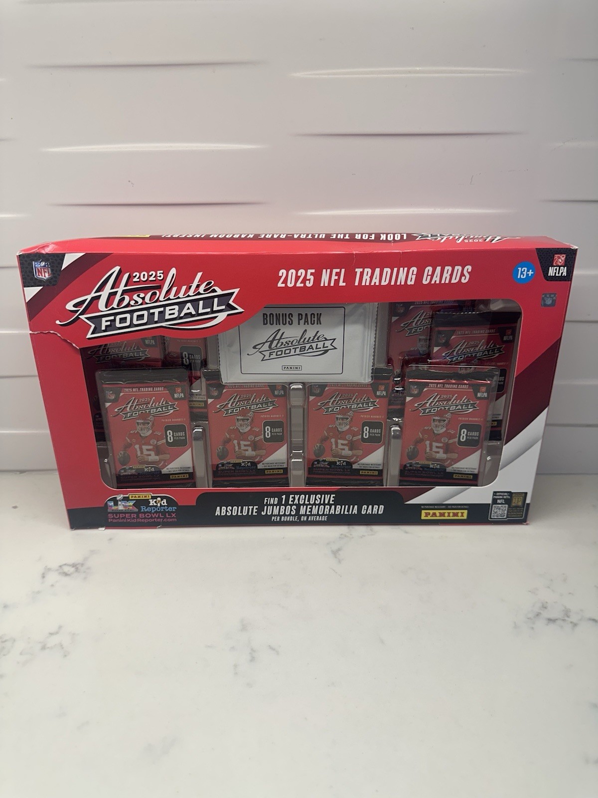 NEW 2025 NFL Panini Absolute Football Trading Cards Bundle box *Damaged Box* NEW 2025 NFL Panini Absolute Football Trading Cards Bundle box *Damaged Box*