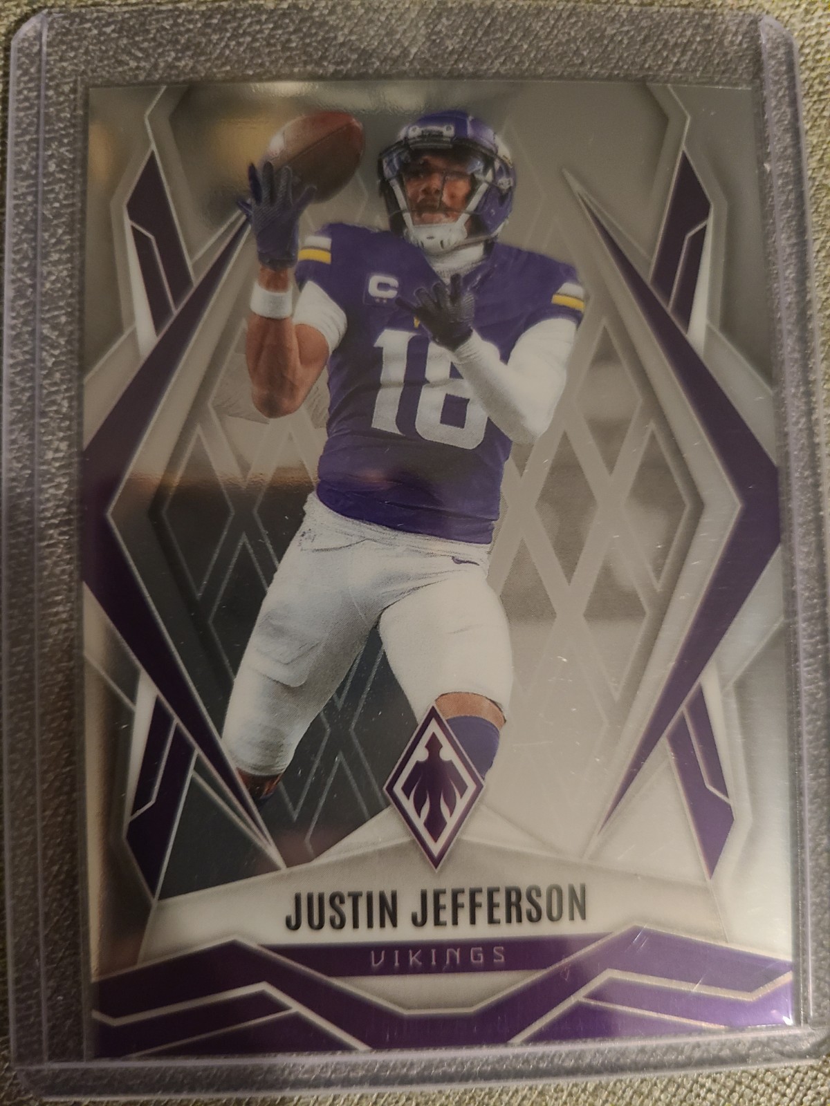 Justin Jefferson 2025 Panini Phoenix #135 Silver Minnesota Vikings 