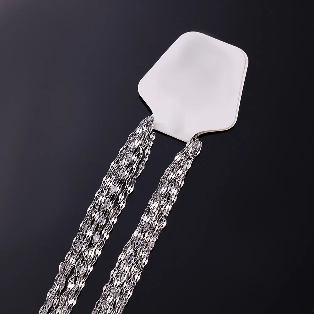 10PCS Stainless Steel Adjustable Link Necklace Chains for DIY Jewelry Making