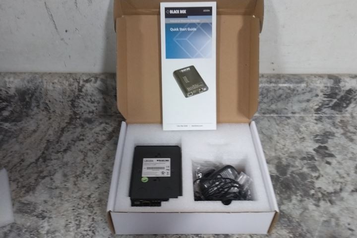 Black Box LB320A 12VDC Power Input Industrial 10/100TX Ethernet Extender