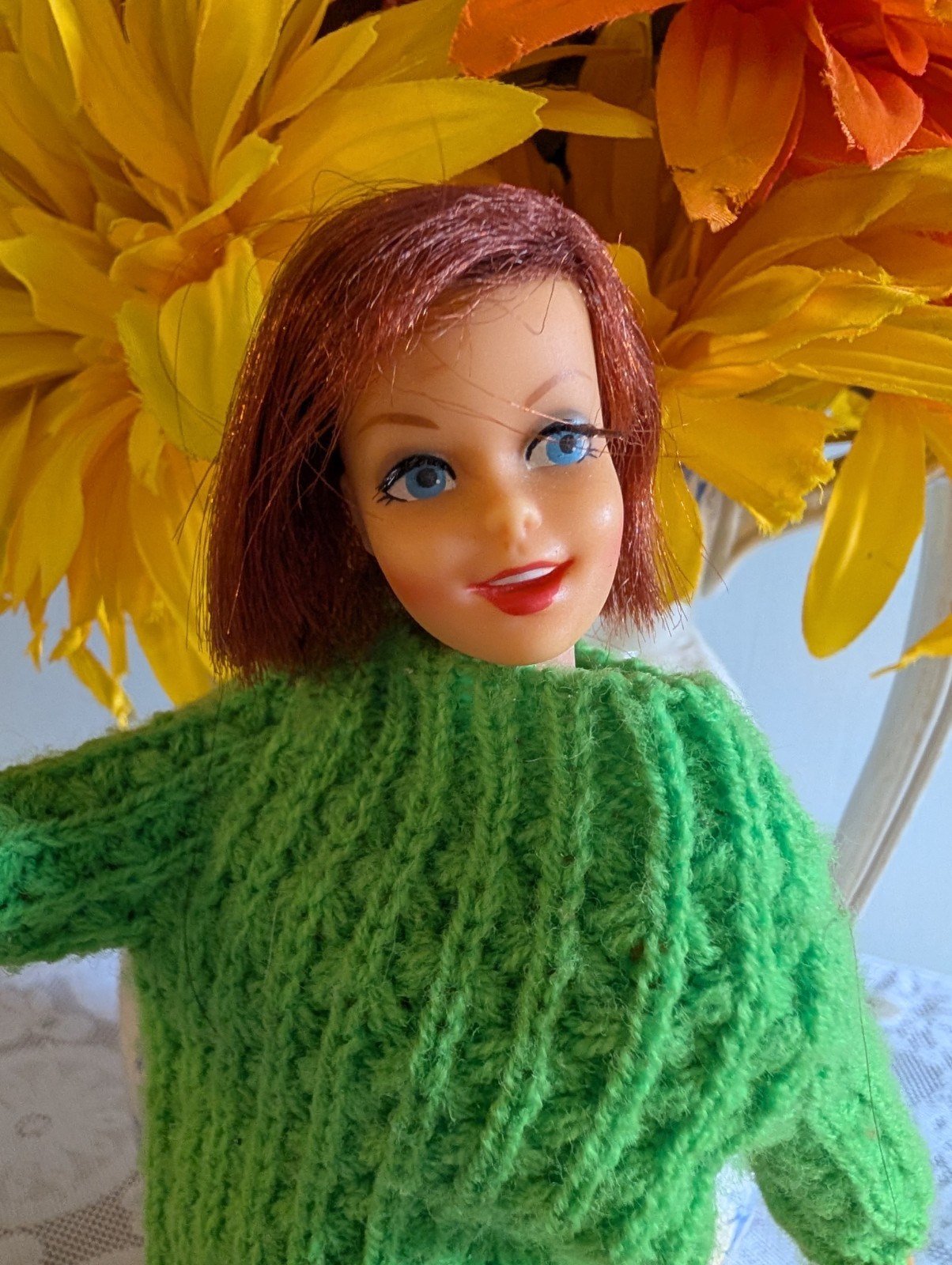 Vintage Mod Casey Doll, Francie\'s Friend, Redhead, TNT, Bend Leg, W Outfit Vintage Mod Casey Doll, Francie\'s Friend, Redhead, TNT, Bend Leg, W Outfit