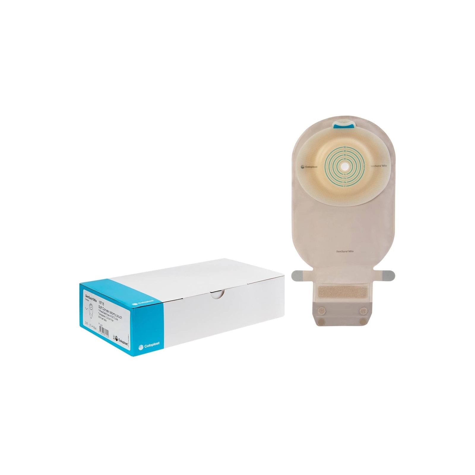 Coloplast 16716 Filtered Ostomy Pouch One-Piece System 11 Inch Length - Box o...