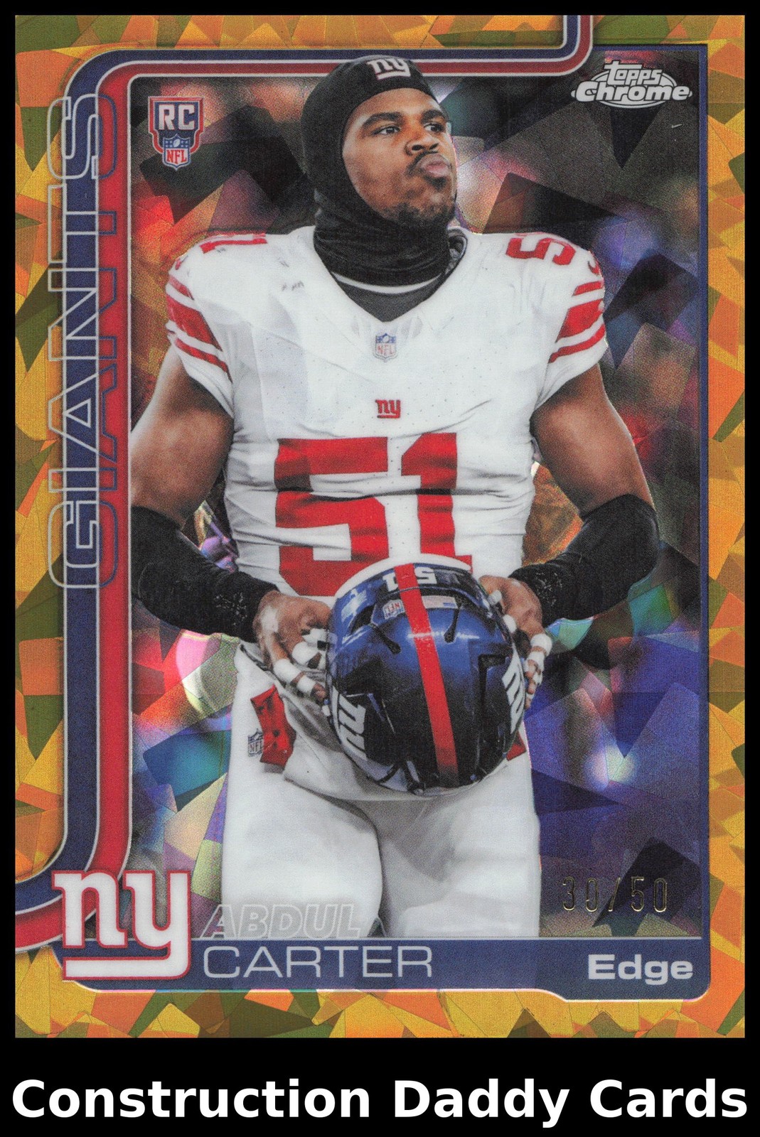 2025 Topps Chrome Sapphire ABDUL CARTER #/50