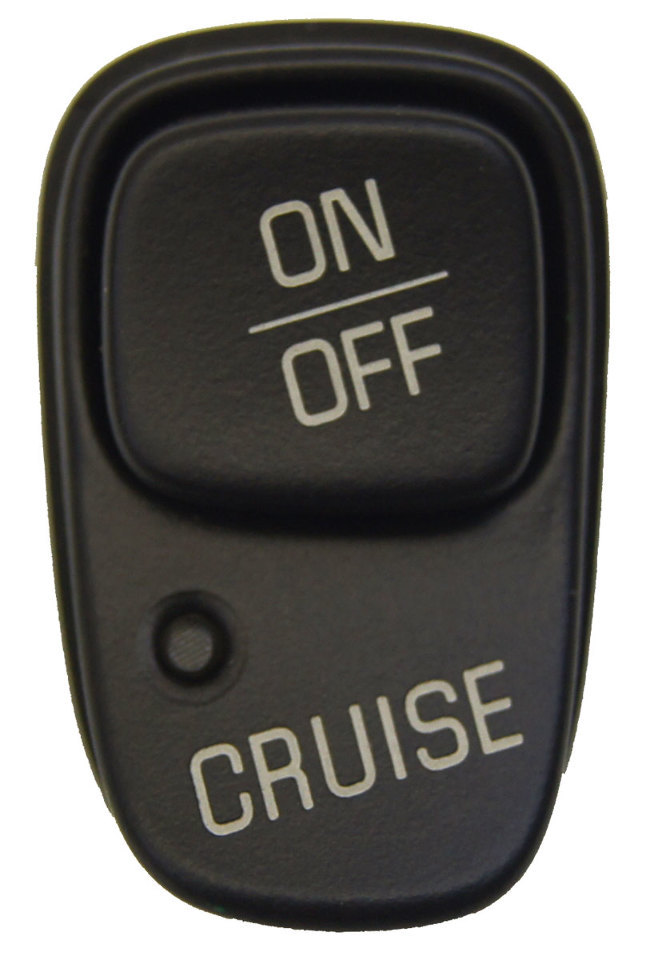 2004-2005 Buick LeSabre LH Cruise Control On/Off Switch New Black OEM 25762039