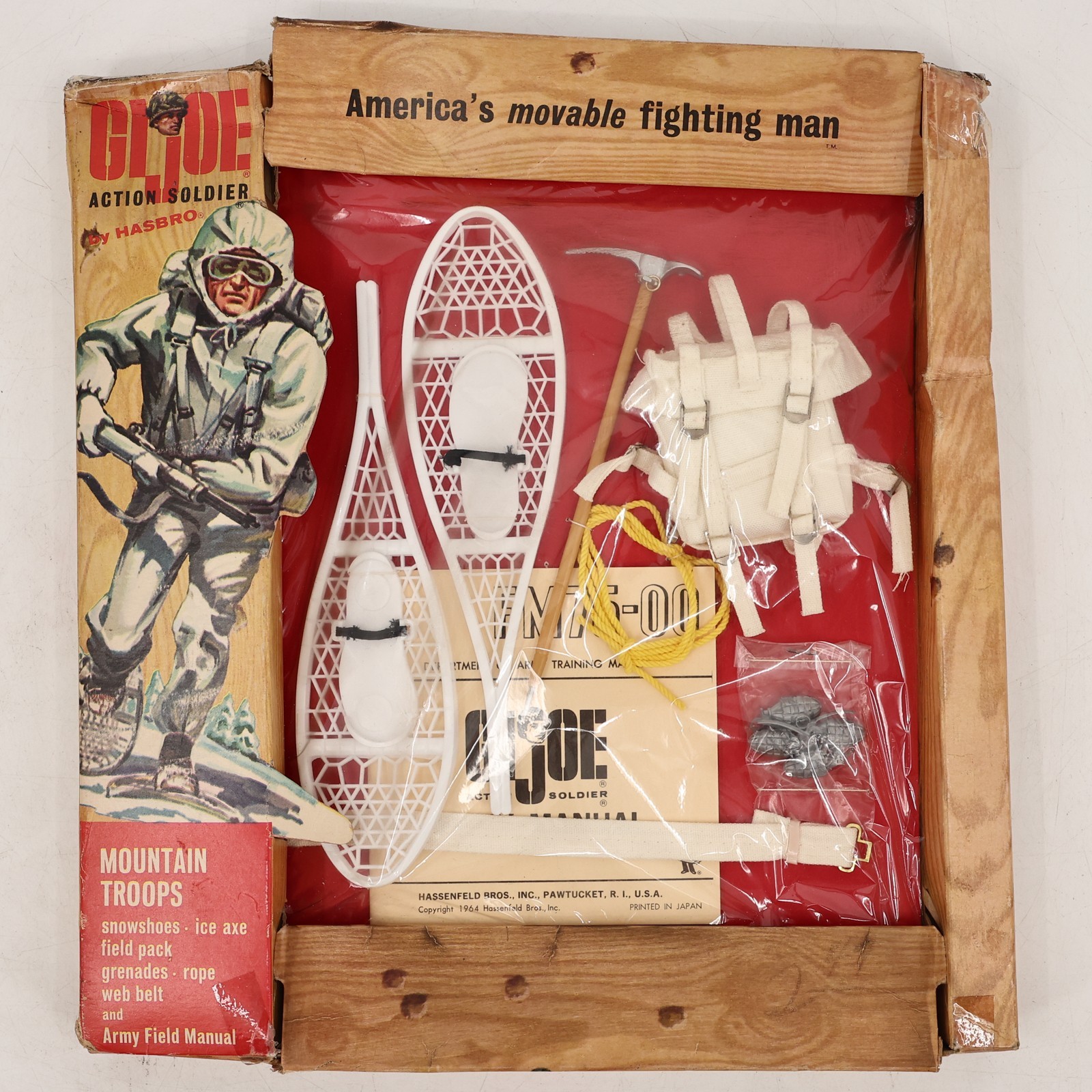 1964 Vintage GI Joe Mountain Troops Equipment Set