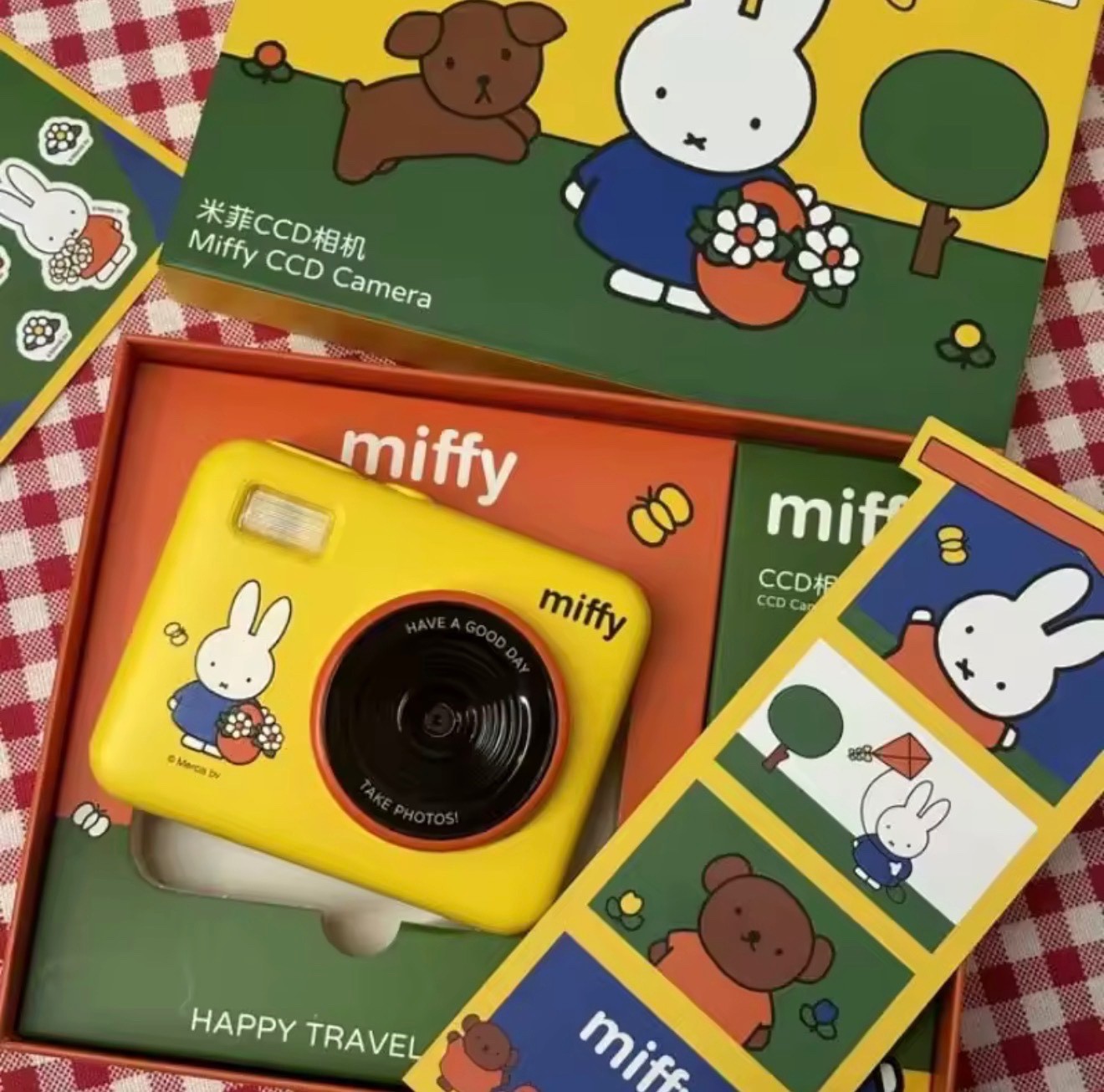 Original Miffy CCD Digital Camera 68 Million Pixels 180 Degree Flip Screen 