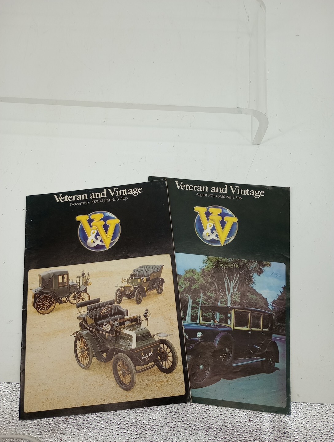 2 Vtg 1976 August VETERAN & VINTAGE MAGAZINES 1974 November