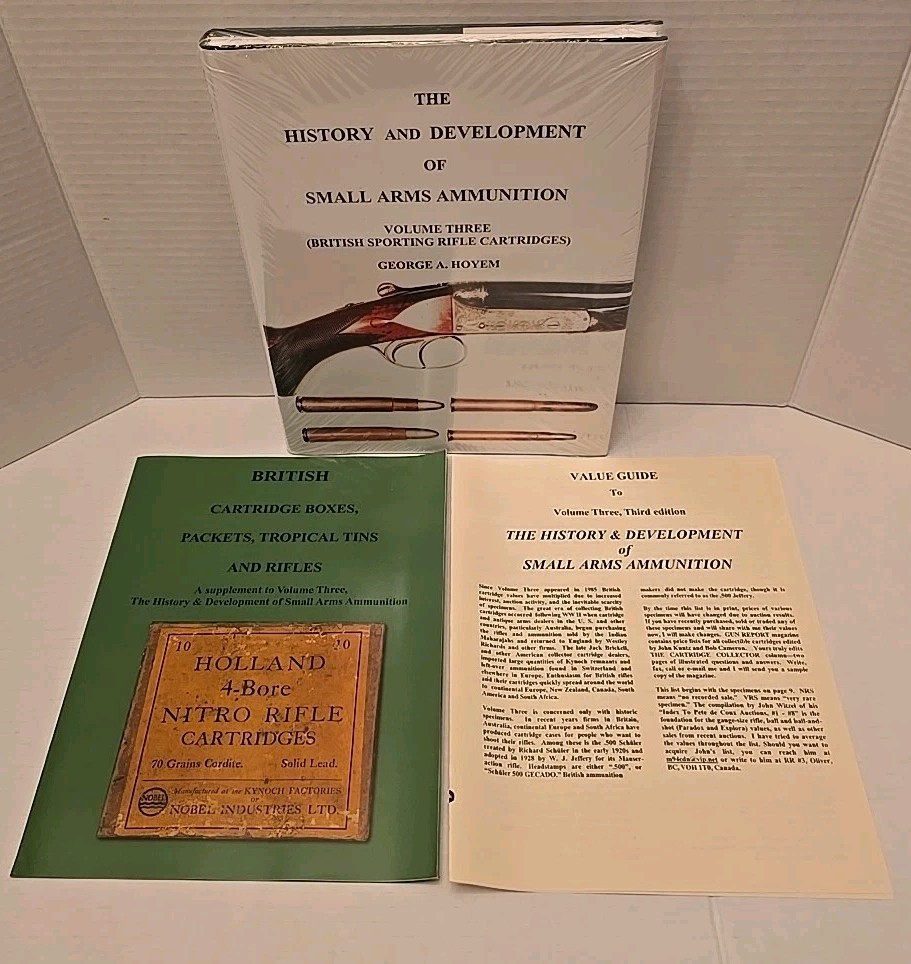 History Development Small Arms Vol. 3 British Sporting Rifle Cartridges Hoyem