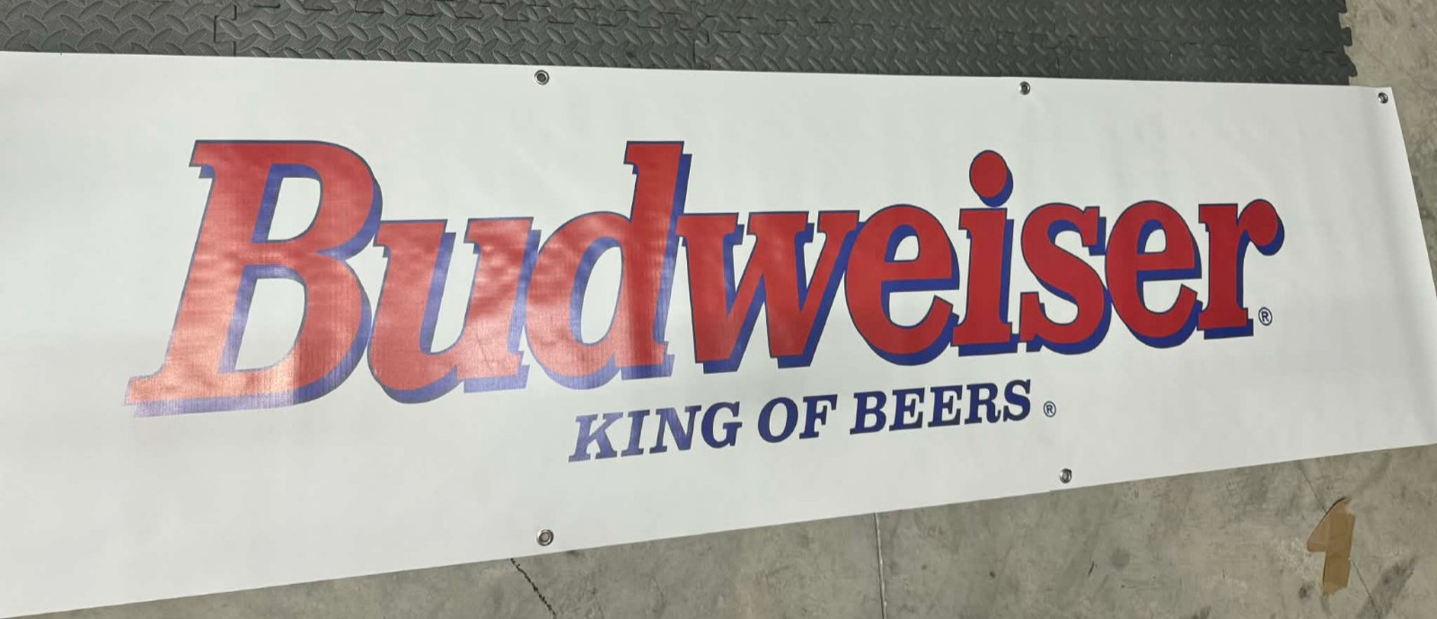 Budweiser King of Beers Banner – Huge 90 Budweiser King of Beers Banner – Huge 90