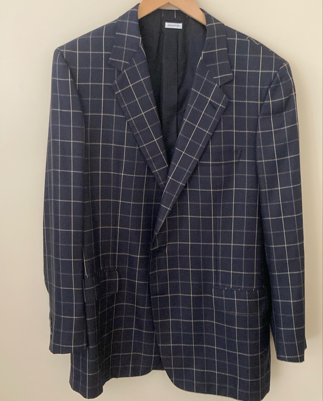 euc BRIONI Sport Coat Navy/Gold Vintage XL/XXL euc BRIONI Sport Coat Navy/Gold Vintage XL/XXL