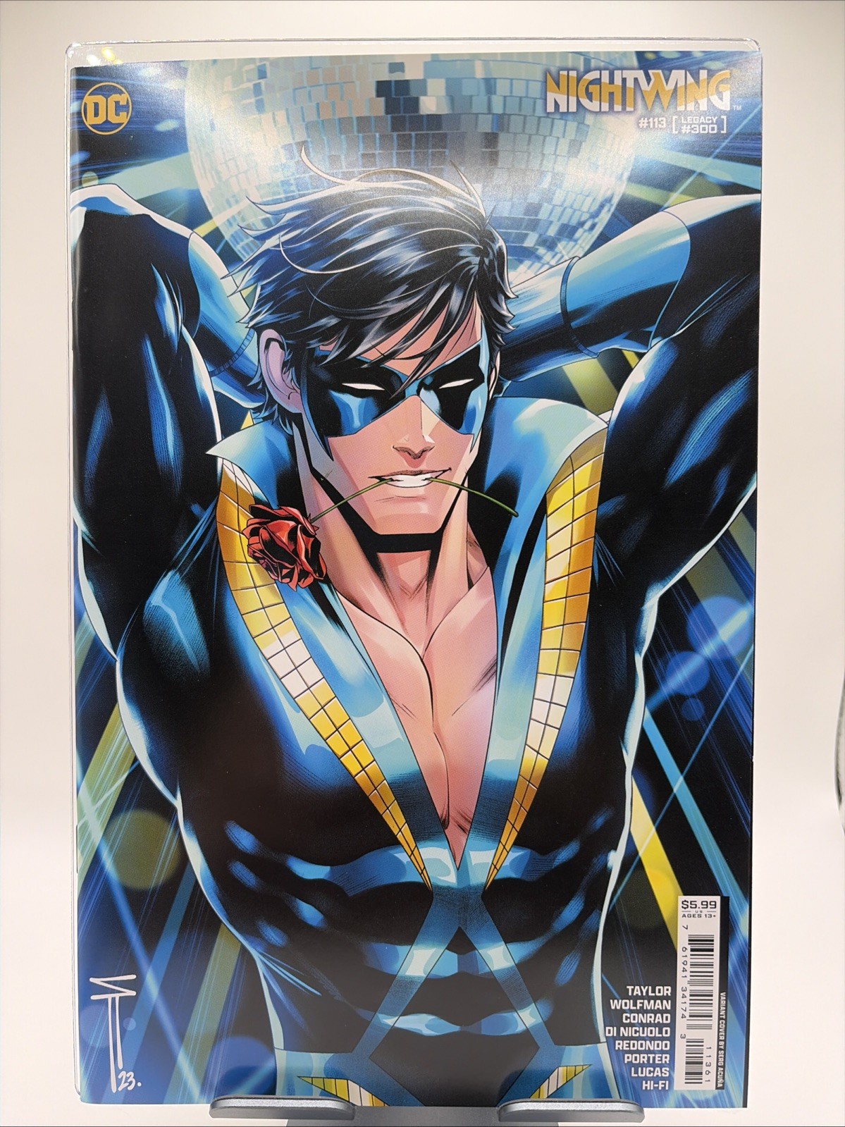 Nightwing #113 Legacy #300 Serg Acuna Variant Cover DC Comics 2024 NM Nightwing #113 Legacy #300 Serg Acuna Variant Cover DC Comics 2024 NM