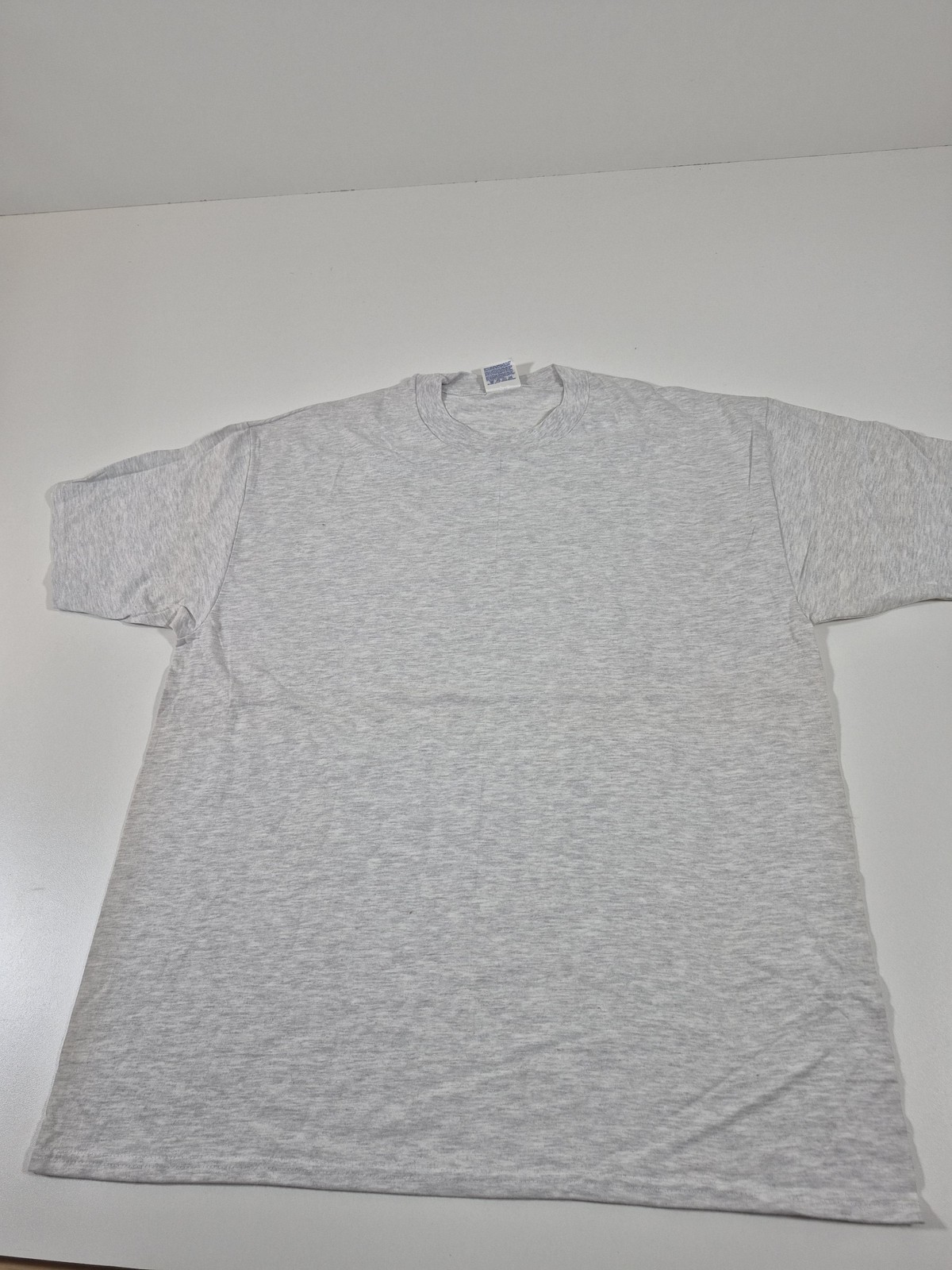 VTG Hanes Beefy-T Shirt Mens XL Gray Short Sleeve Blank Cotton Tee USA 90s