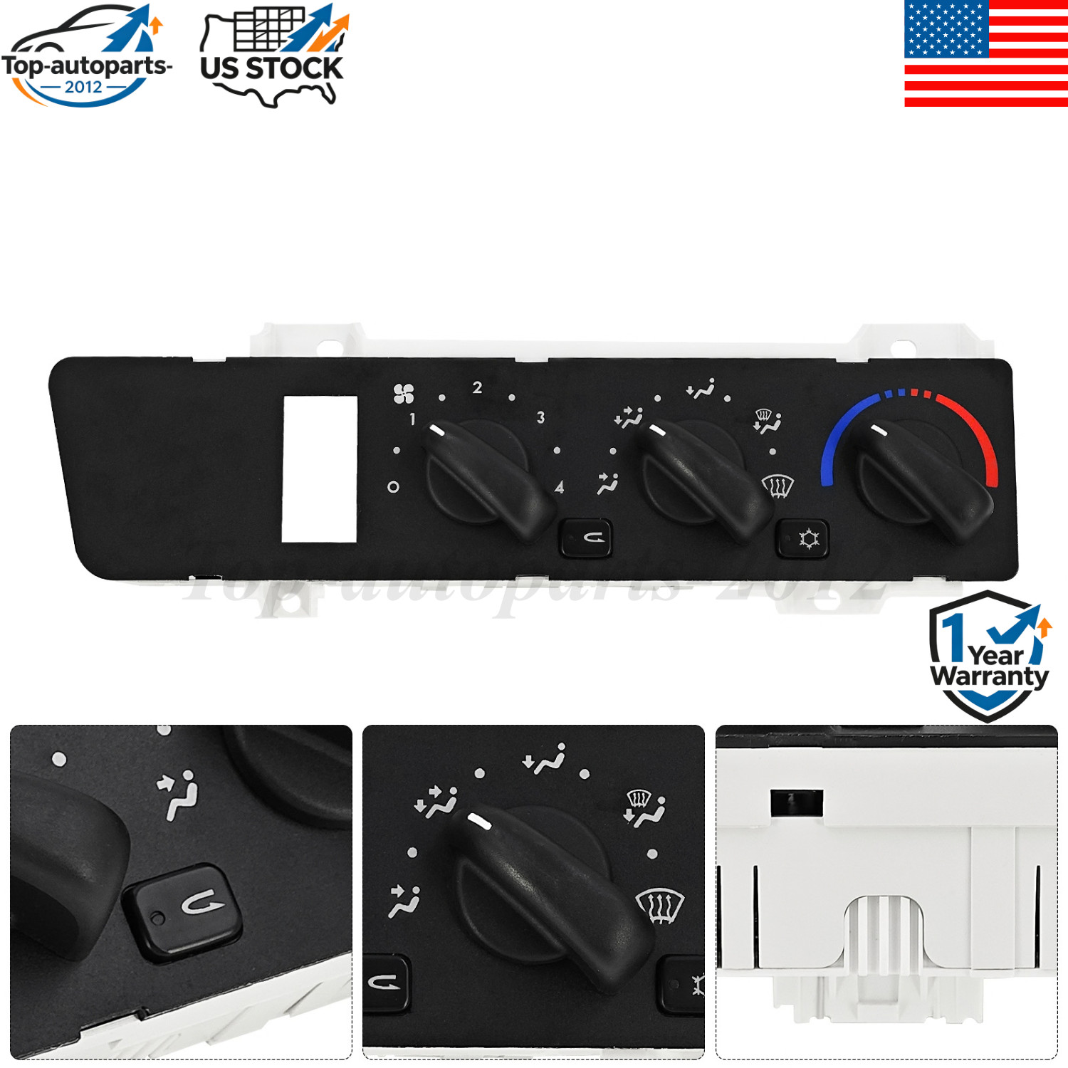 For 2003-2012 Freightliner CENTURY CLASS A2254708221 A/C HVAC Temp Control Panel