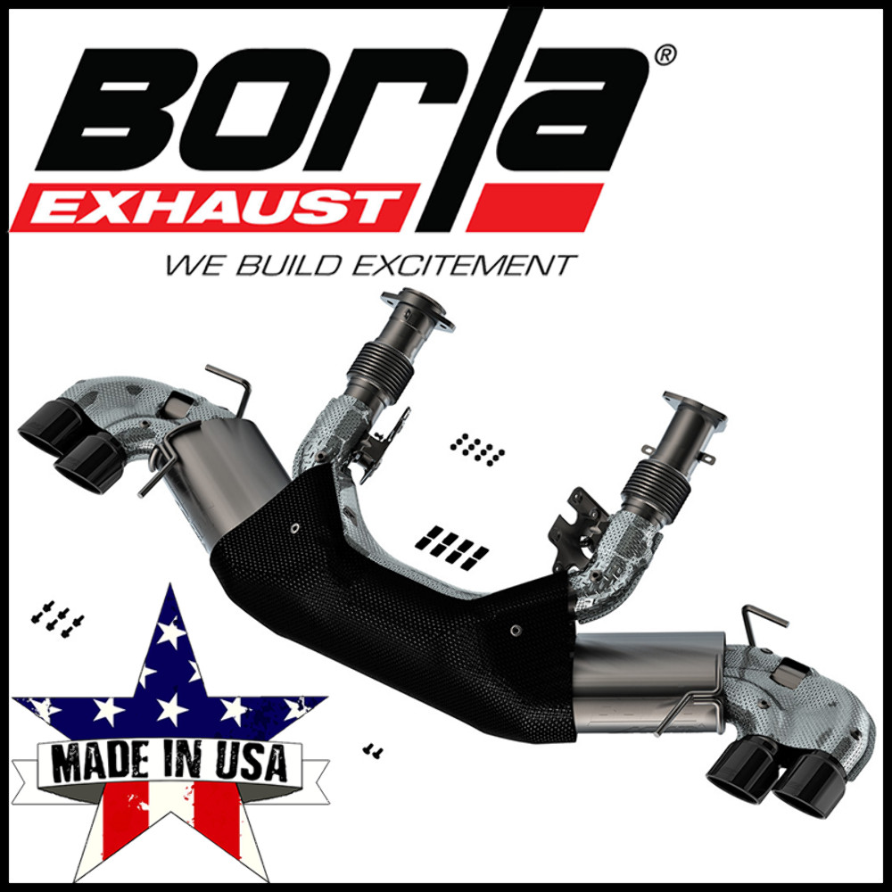 Borla S-Type Cat-Back Exhaust System 2020-2026 Chevy Corvette C8 Stingray 6.2L