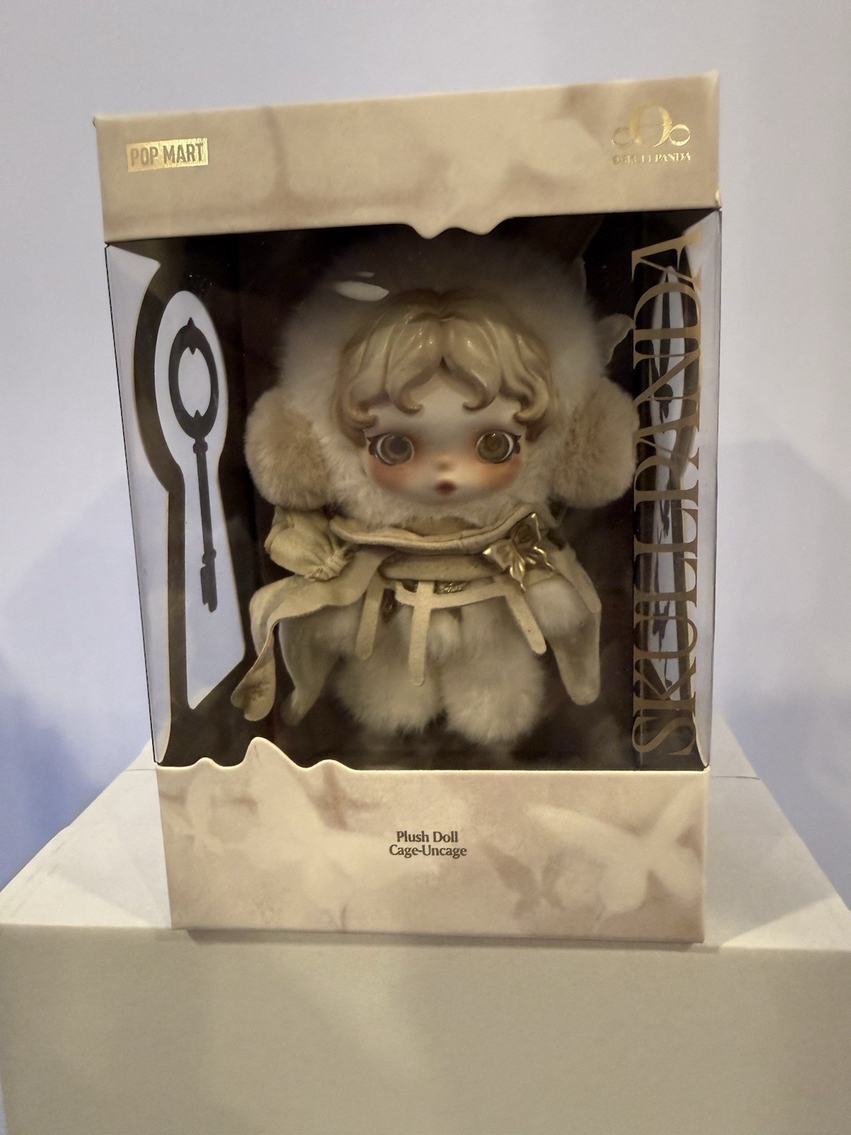 POP MART SKULLPANDA Cage Uncage Plush Doll Shanghai Exclusive Authentic