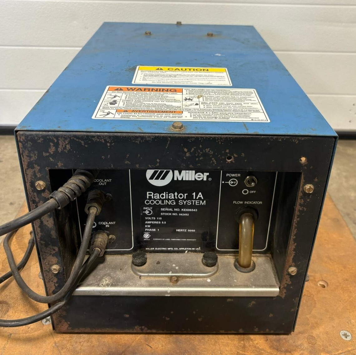 Miller Electric Radiator 1A Phase 1 50/60 Hz Welder Cooling System Part 042492