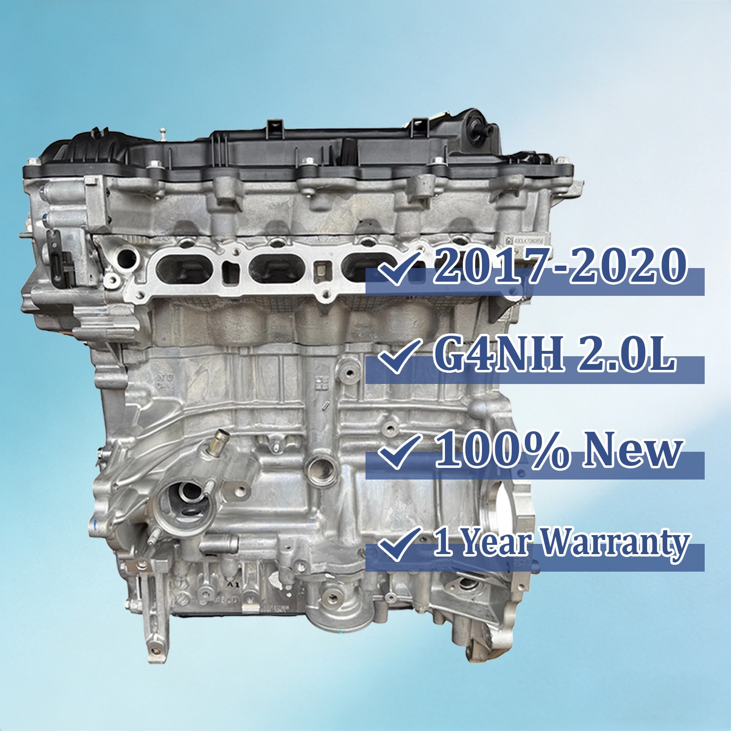 G4NH Engine Motor VIN F 8th digit FOR 2017-2020 Hyundai Elantra 2.0L 4 CYL