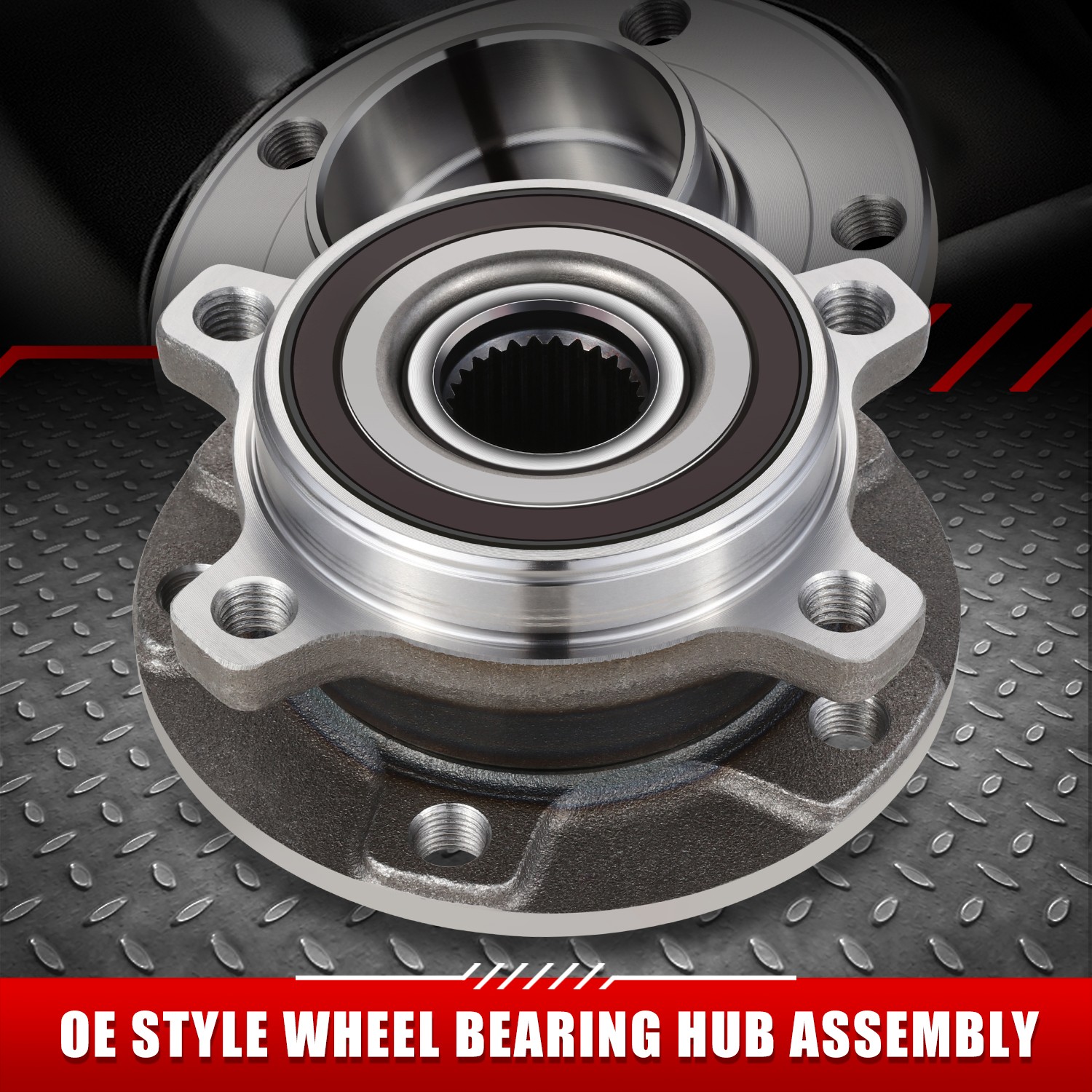 For 14-23 Jeep Cherokee OE Style Front Left Right Wheel Bearing & Hub Assembly For 14-23 Jeep Cherokee OE Style Front Left Right Wheel Bearing & Hub Assembly