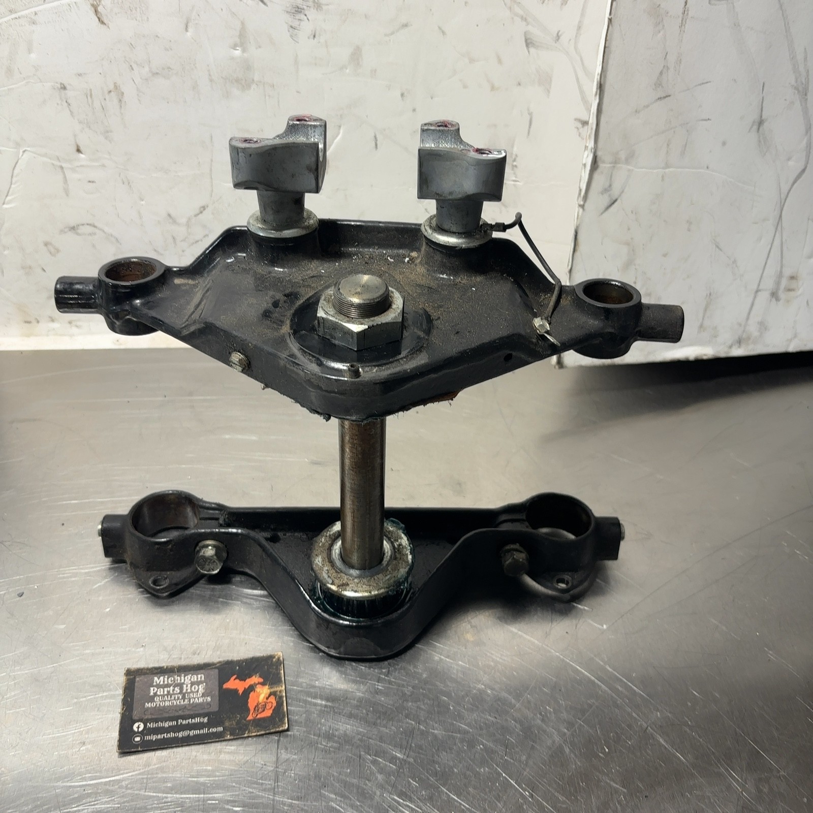 94-08 Harley Touring OEM Triple Tree Upper and Lower Fork Set Clamp Stem