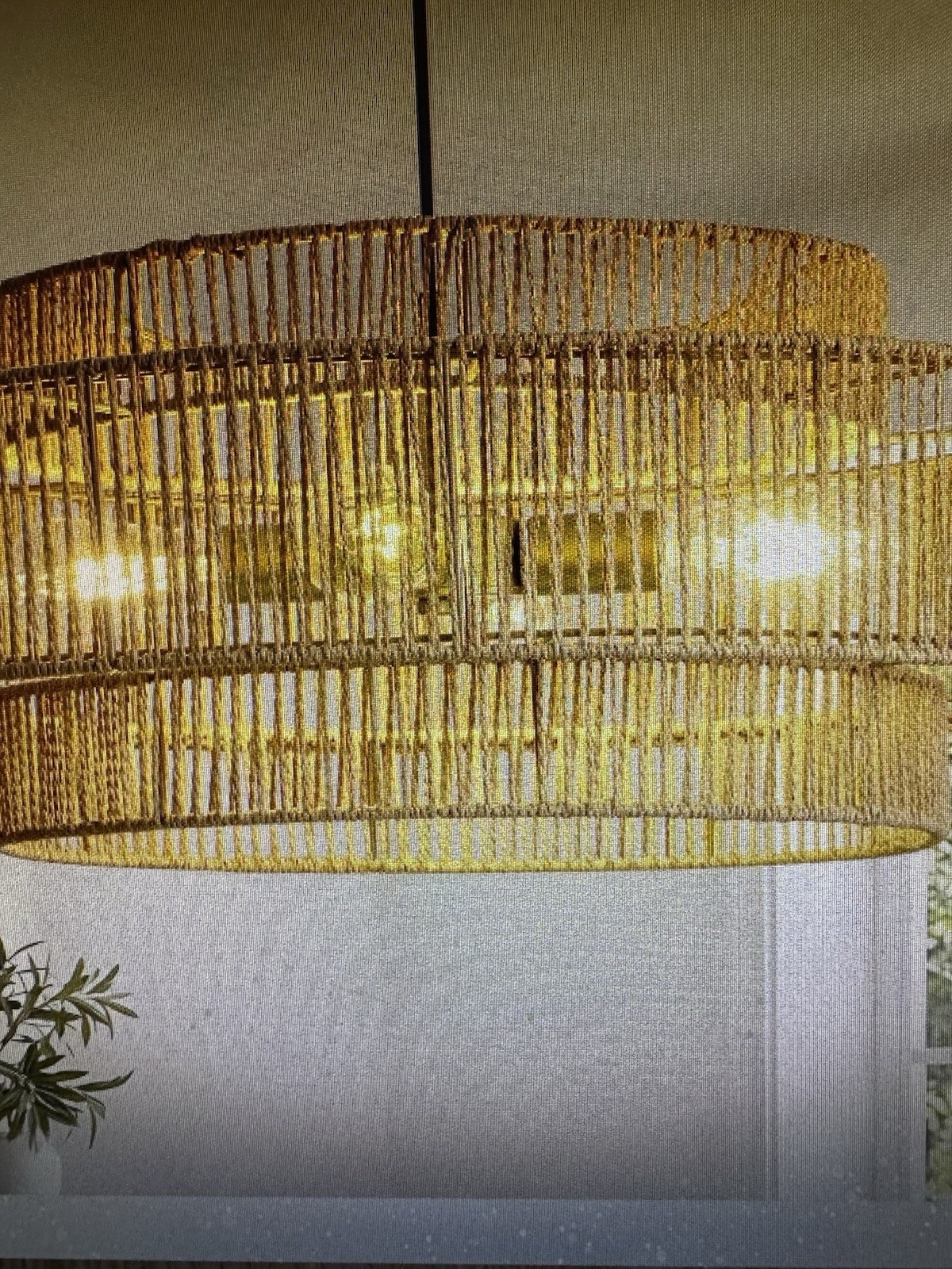 3-Tier Large Rattan Chandeliers, 23.6 “Boho Coastal Pendant Lights Wicker NEW ub 3-Tier Large Rattan Chandeliers, 23.6 “Boho Coastal Pendant Lights Wicker NEW ub