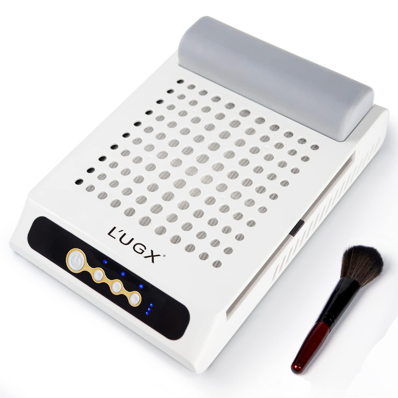 LUGX Rechargeable Nail Dust Collector with 2 Reusable Filters, Professional 7...