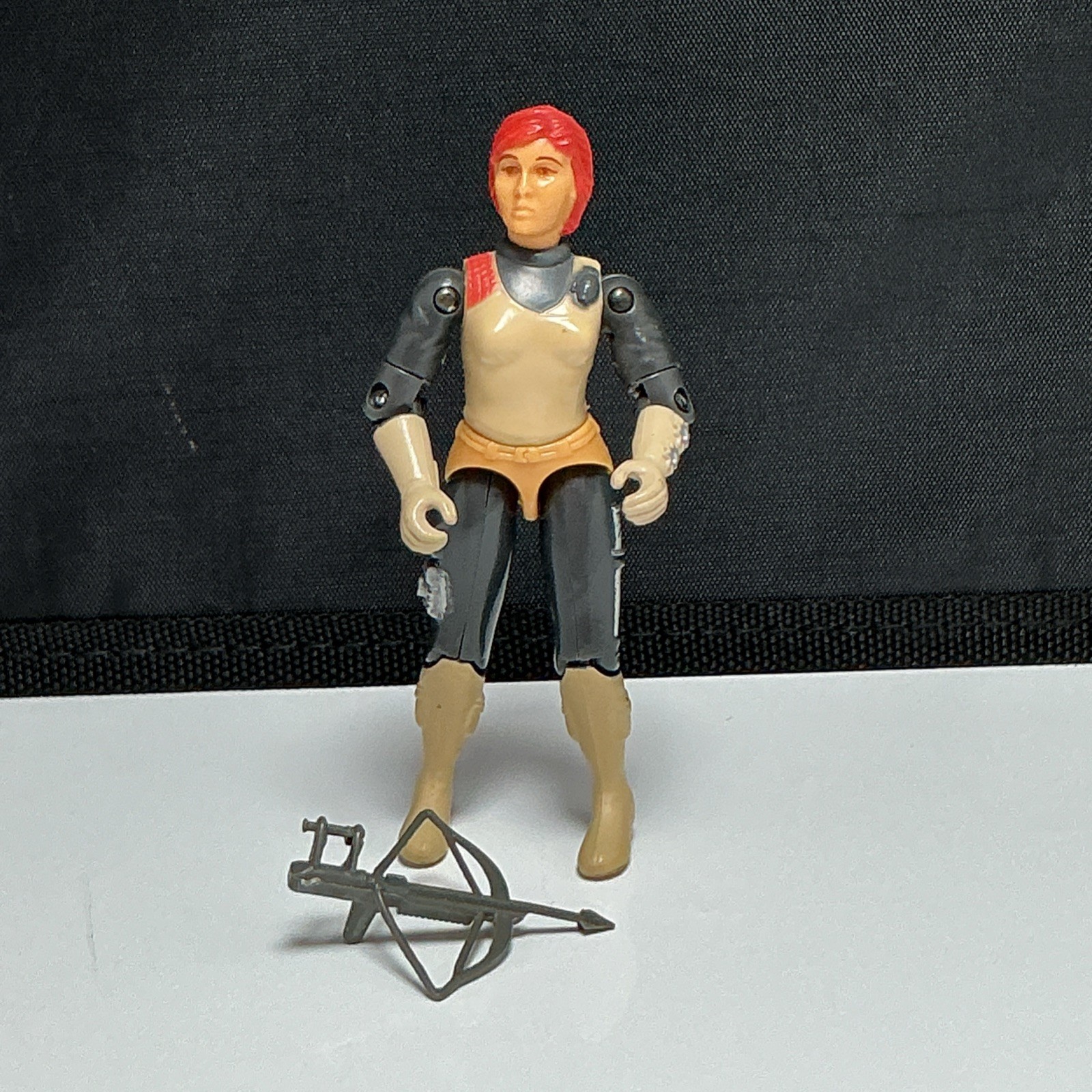 Vintage 1983 GI Joe Scarlett Swivel Arm 100% Complete W. Crossbow Vintage 1983 GI Joe Scarlett Swivel Arm 100% Complete W. Crossbow