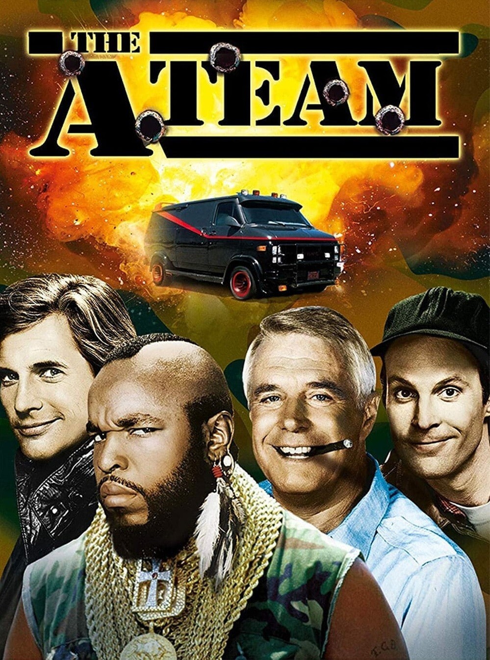 1983 The A Team Poster Print BA Baracus Hannibal Faceman Murdock Mr. T 🍿