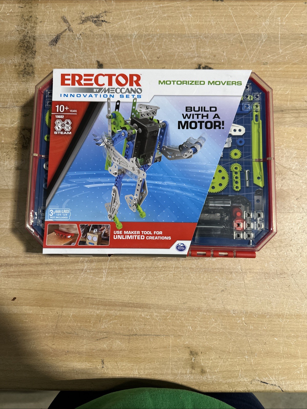 New - MOTORIZED MOVERS - ERECTOR Building SET Meccano 19602 - BUILD WITH A MOTOR New - MOTORIZED MOVERS - ERECTOR Building SET Meccano 19602 - BUILD WITH A MOTOR