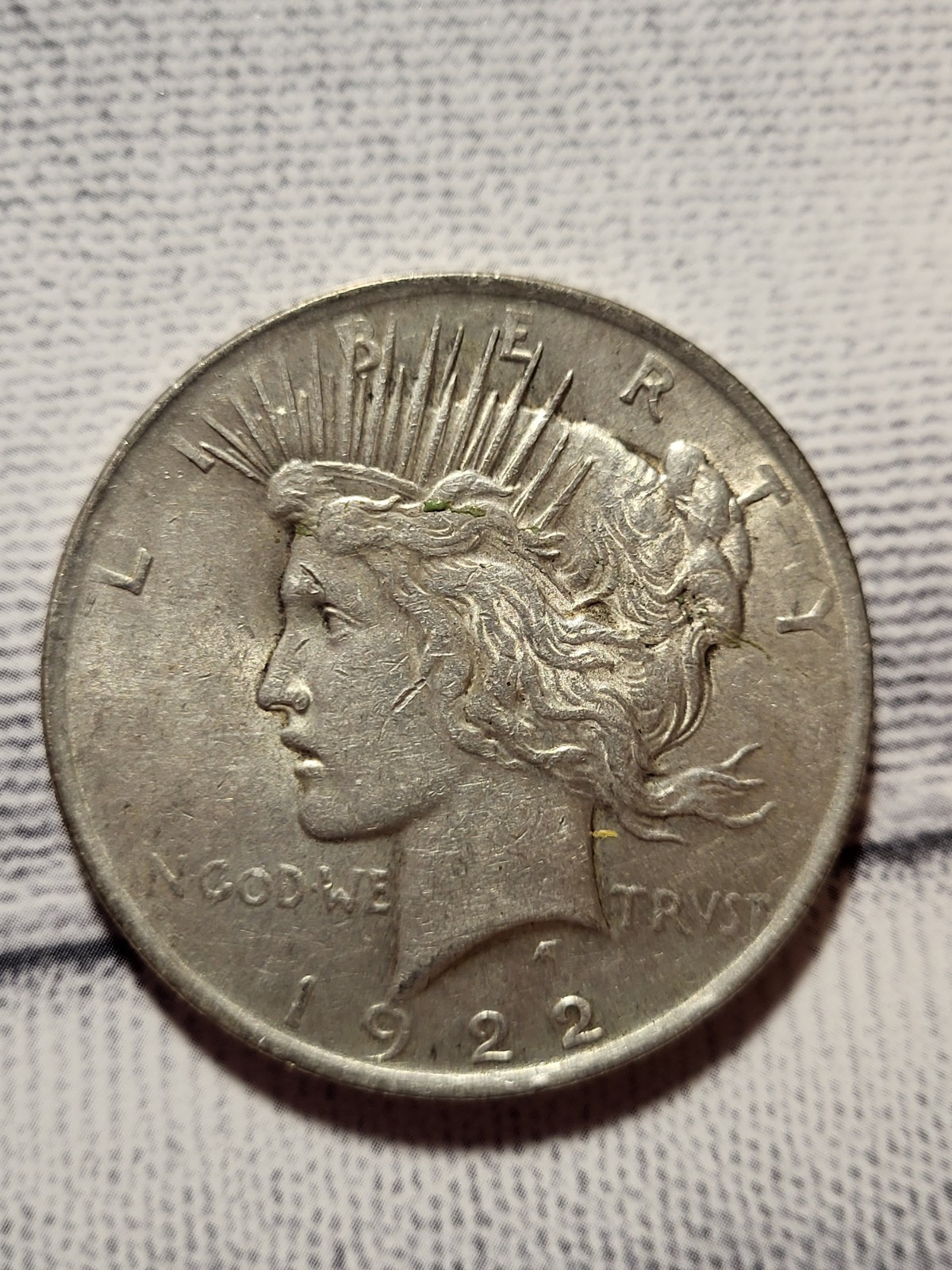1922 Peace Silver Dollar 