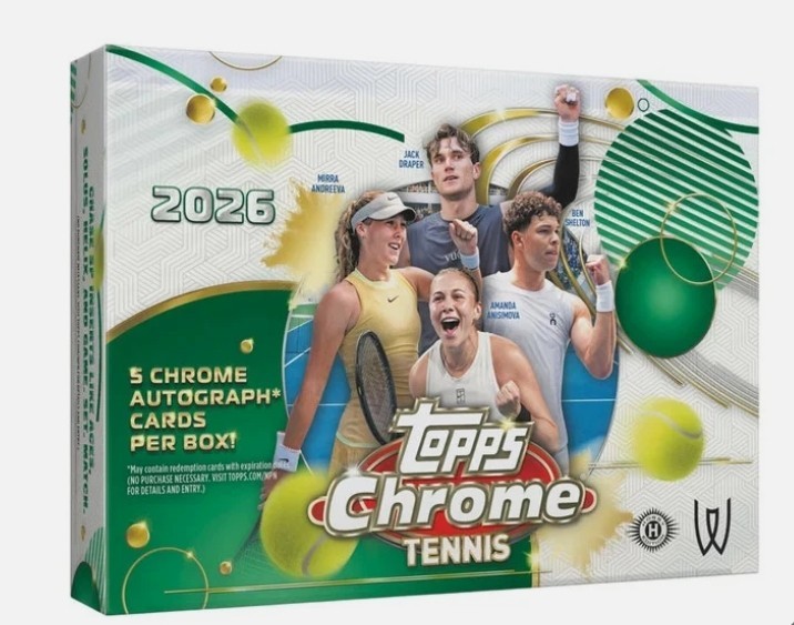 2026 TOPPS CHROME TENNIS BREAKERS DELIGHT 2026 TOPPS CHROME TENNIS BREAKERS DELIGHT