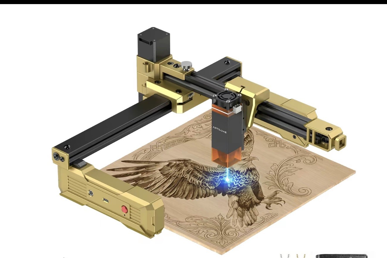 Artilume T1 Foldable Laser Engraver, No Assembly Required, 10000mm/min Speed, Artilume T1 Foldable Laser Engraver, No Assembly Required, 10000mm/min Speed,