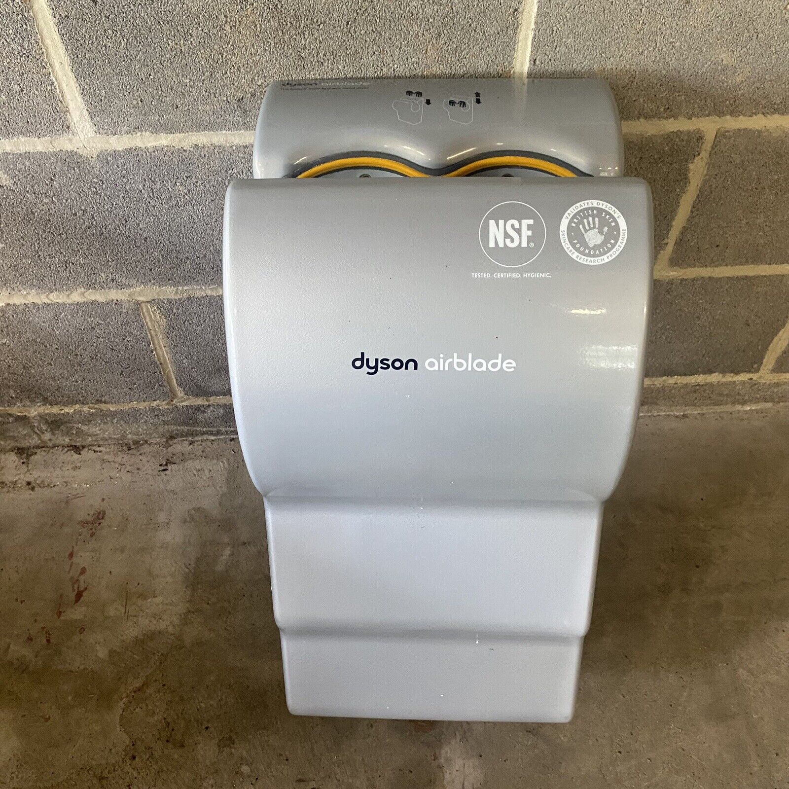 Dyson AB-14 Airblade Automatic Hand Dryer 200-240V Grey Untested In Box W Manual