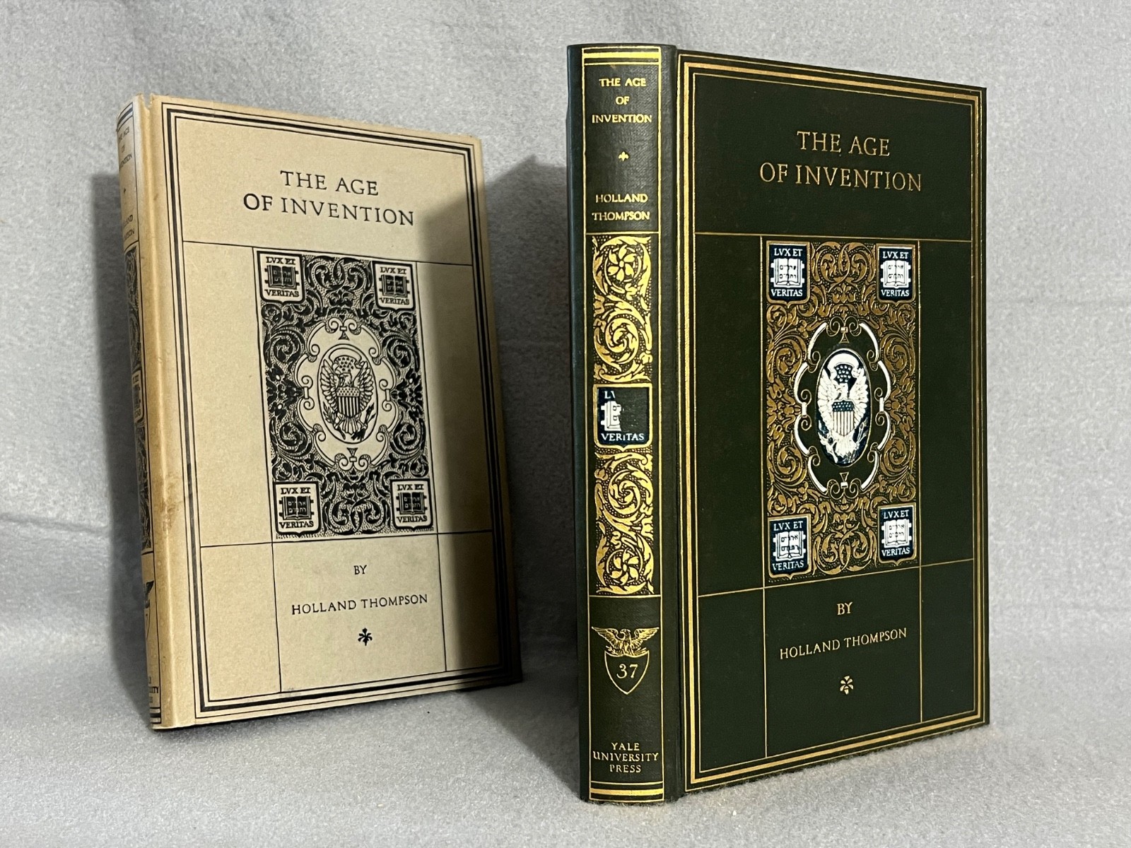 Antique Decorative History Book American Age of Invention Electric Edison 1921