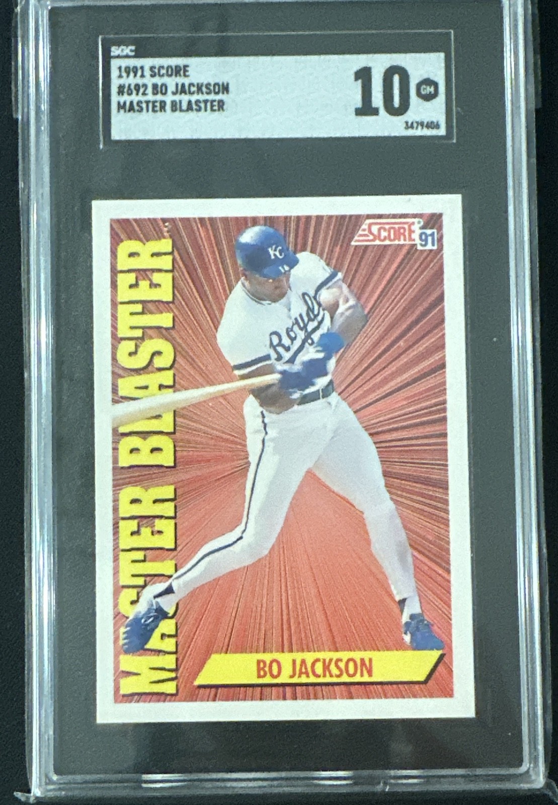 1991 Score - Master Blaster Bo Jackson #692 1991 Score - Master Blaster Bo Jackson #692