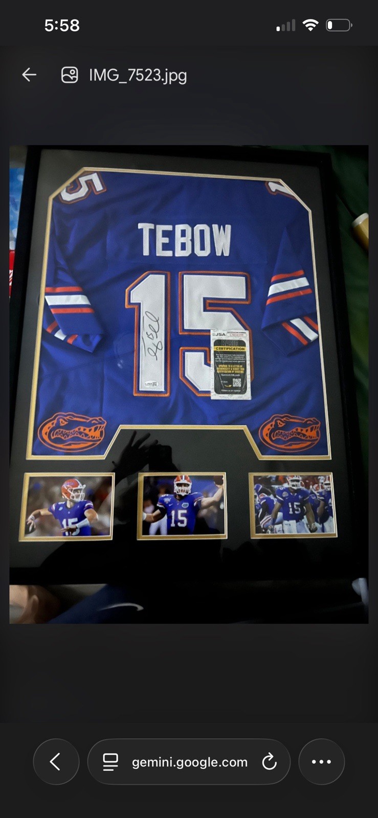 Jordan Tim Tebow Home Florida Gators Jersey Signed Jsa Coa Custom Framed Jordan Tim Tebow Home Florida Gators Jersey Signed Jsa Coa Custom Framed