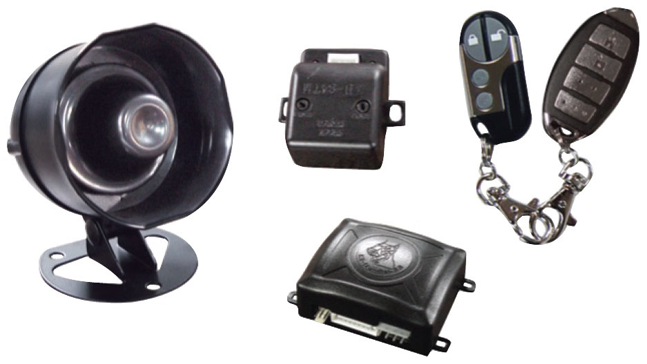 OMEGA *TMUNDIALSSX* K-9 Car Alarm/Keyless Entry with (2) 4-Button Remote Transmi
