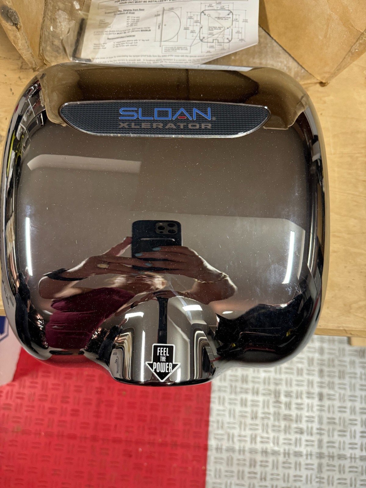 SLOAN XLERATOR - ELECTRIC HAND DRYERS -MODEL HD-501-CP SLOAN XLERATOR - ELECTRIC HAND DRYERS -MODEL HD-501-CP