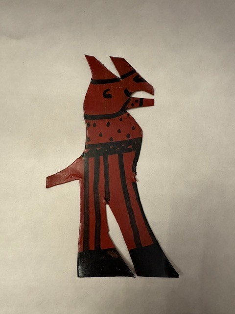 RA Miller Folk Art Red Devil \ RA Miller Folk Art Red Devil \