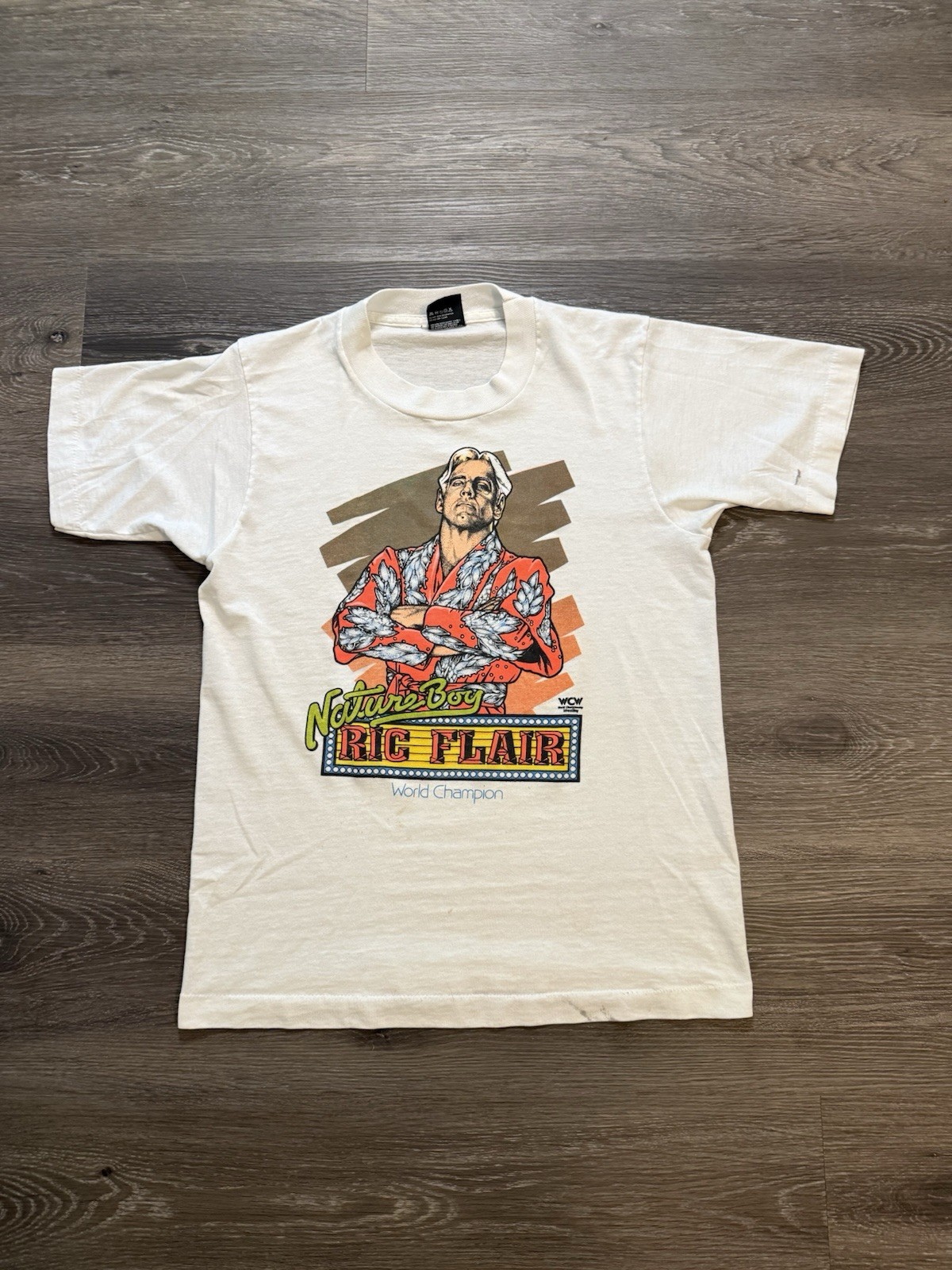 Vintage Ric Flair 1990s WCW T Shirt Small Wrestling WWF WWE WCW Nature Boy