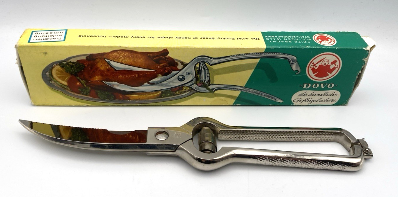 Vintage Dovo Poultry Meat Shears Scissors Solingen Germany 10