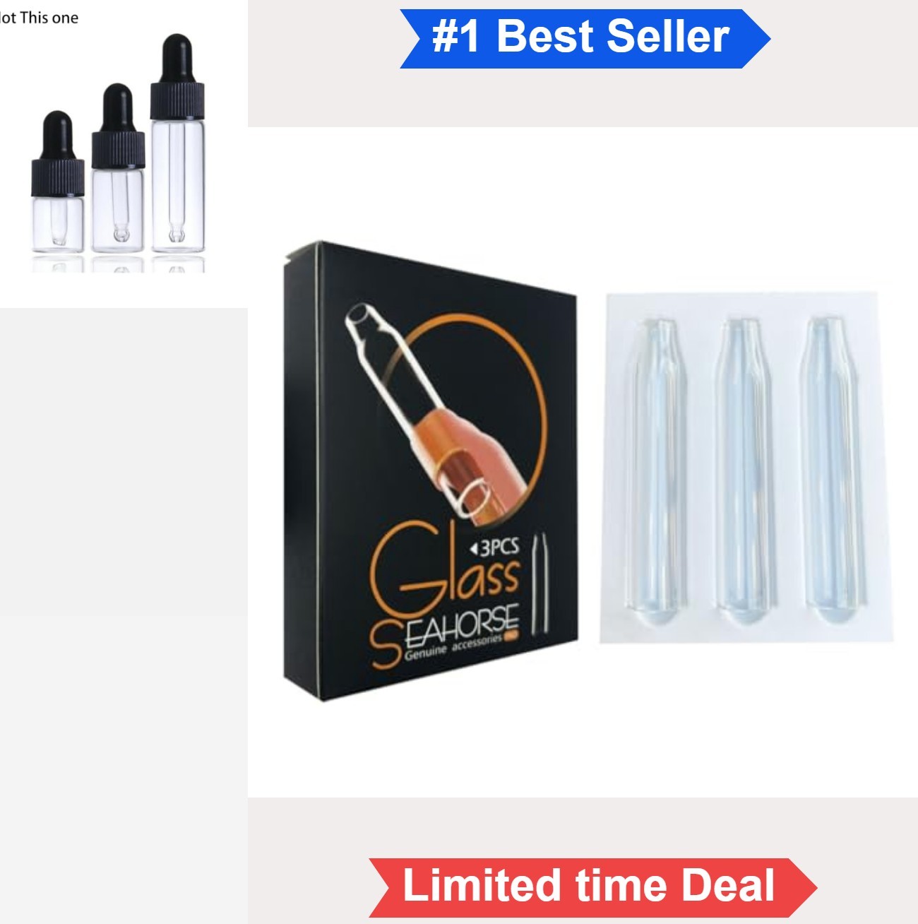 3 PCS Glass Replacement Parts for Seahorse Pro 2.0 Pen Plus Accessories