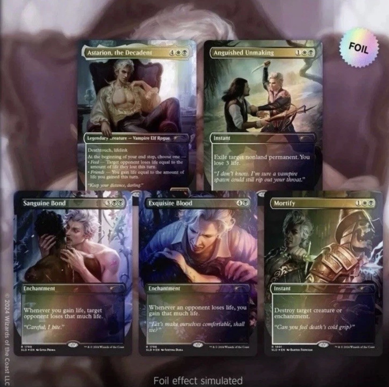 Secret Lair x Dungeons & Dragons: Astarion's Thirst - Rainbow Foil - MtG Secret Lair x Dungeons & Dragons: Astarion's Thirst - Rainbow Foil - MtG