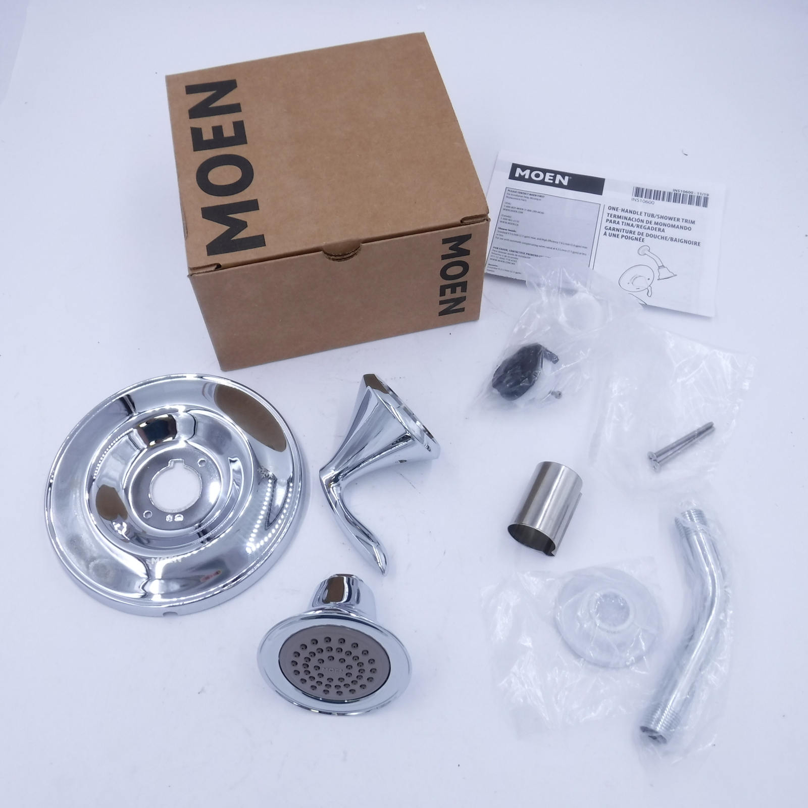 SEE DESC Moen T2132 Single Handle Posi-Temp Pressure Balanced Shower Trim Chrome