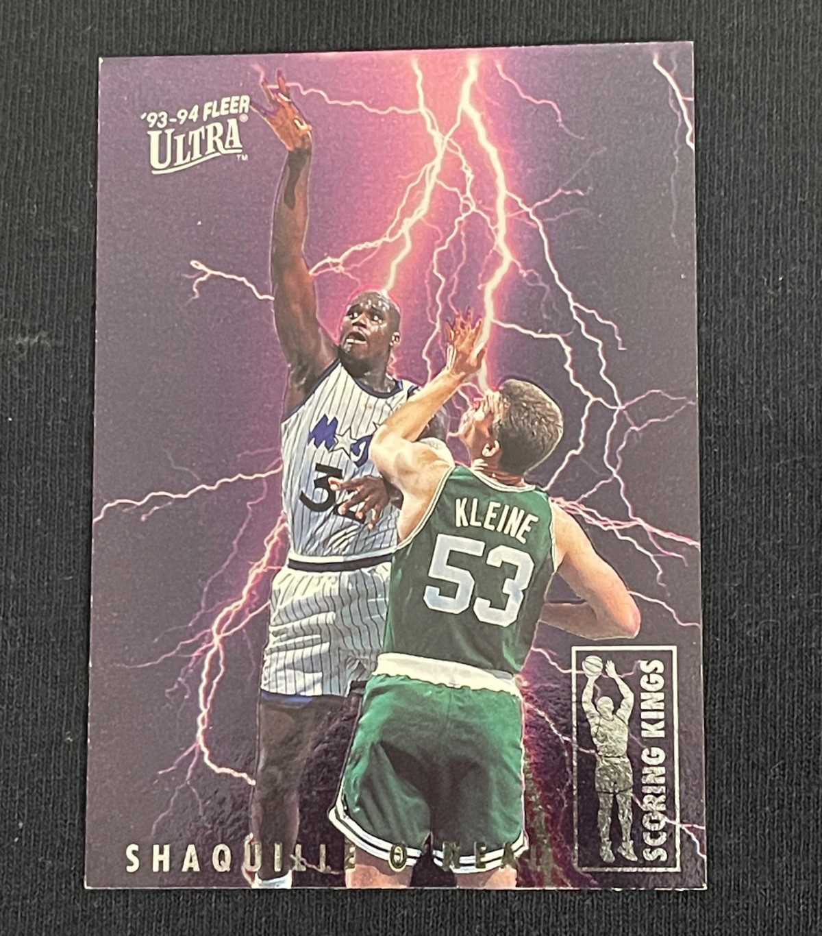 1993-94 Fleer Ultra Scoring Kings Shaquille O\'Neal #8 Shaq Orlando Magic 1993-94 Fleer Ultra Scoring Kings Shaquille O\'Neal #8 Shaq Orlando Magic