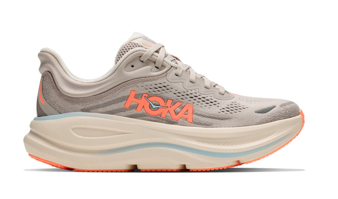 SALE HOKA Bondi 9 Shoe - Women's - 100% AUTHENTIC - US Size 6-12 - Rock Grey