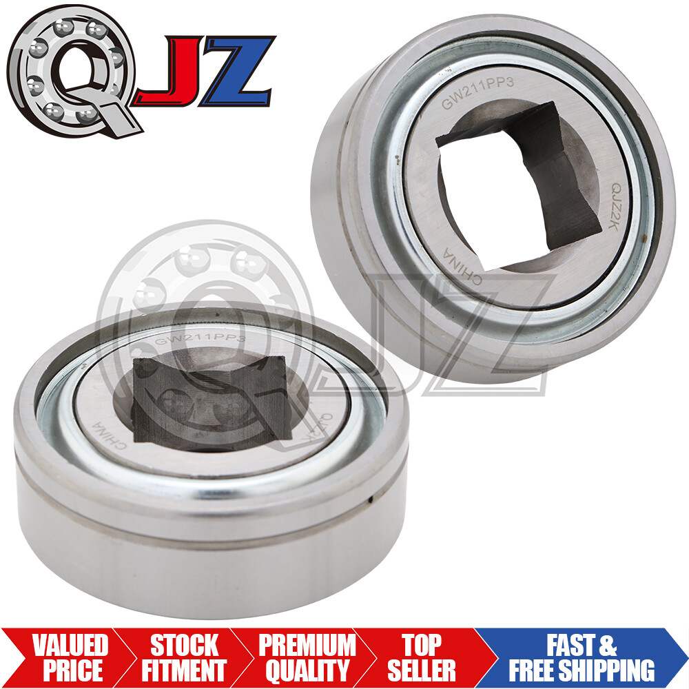 [2-Pack] GW211PP3 Disc Harrow Ball Bearing [1-1/2\