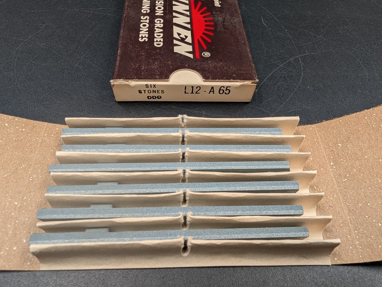 Sunnen L12-A65 (L1265) Hone Stones - Full Box of 6 - New Old Stock