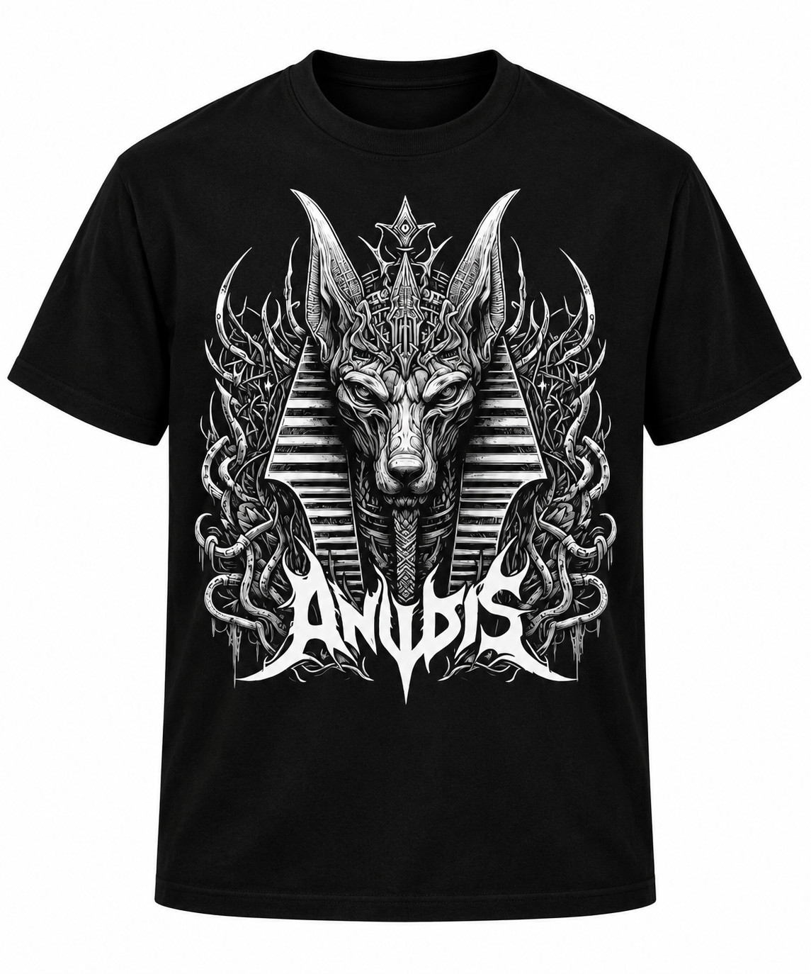 Anubis Shirt Egyptian God of Death Gothic Ancient Egypt Mythology Graphic T-Shir
