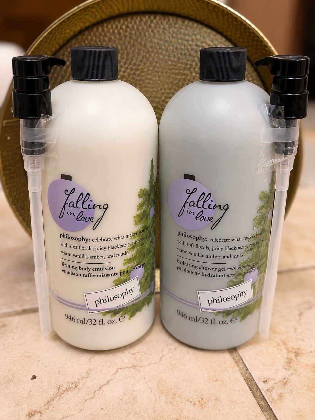 Philosophy Falling in Love Shower Gel & Firming Body Emulsion Duo 32 oz Set